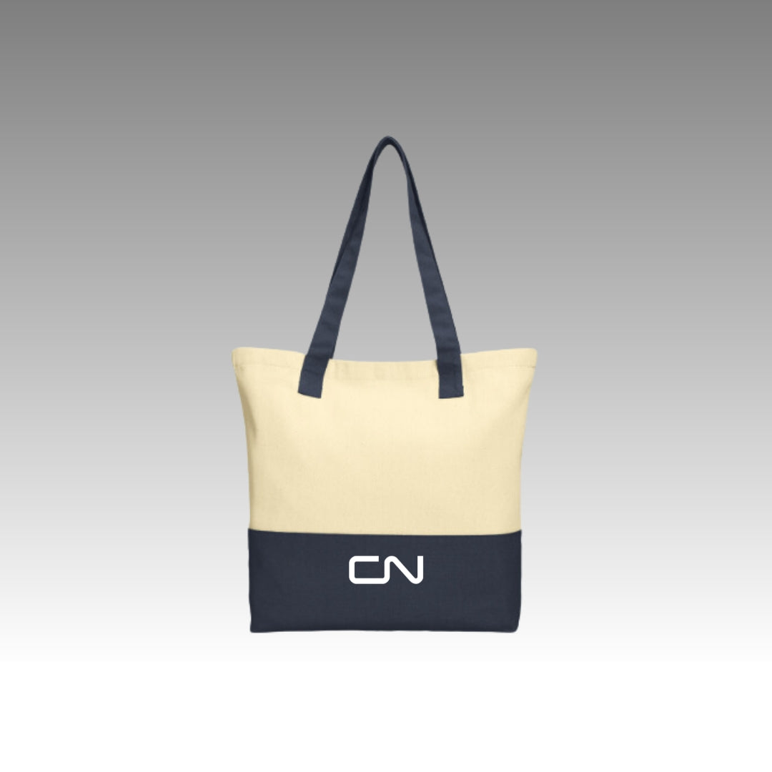 Port Authority® Colorblock Cotton Tote