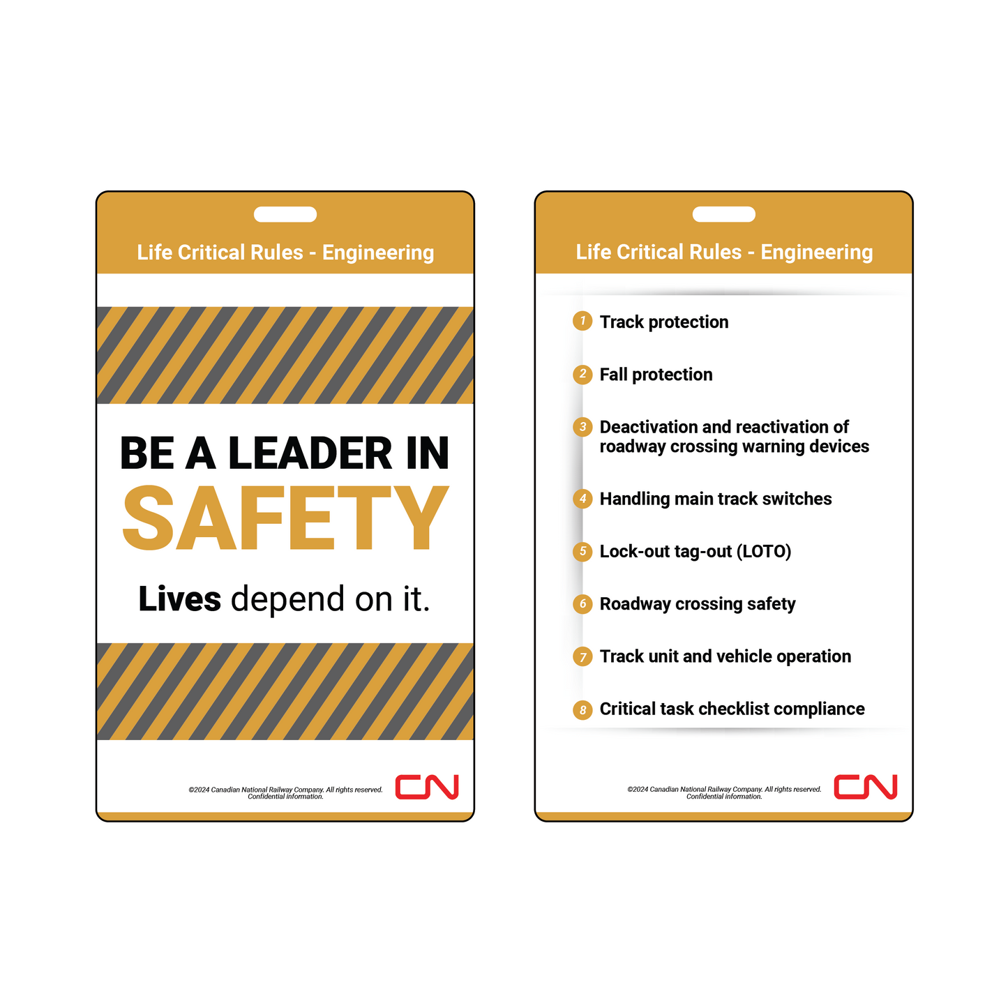 Safety Cards - Set of 8