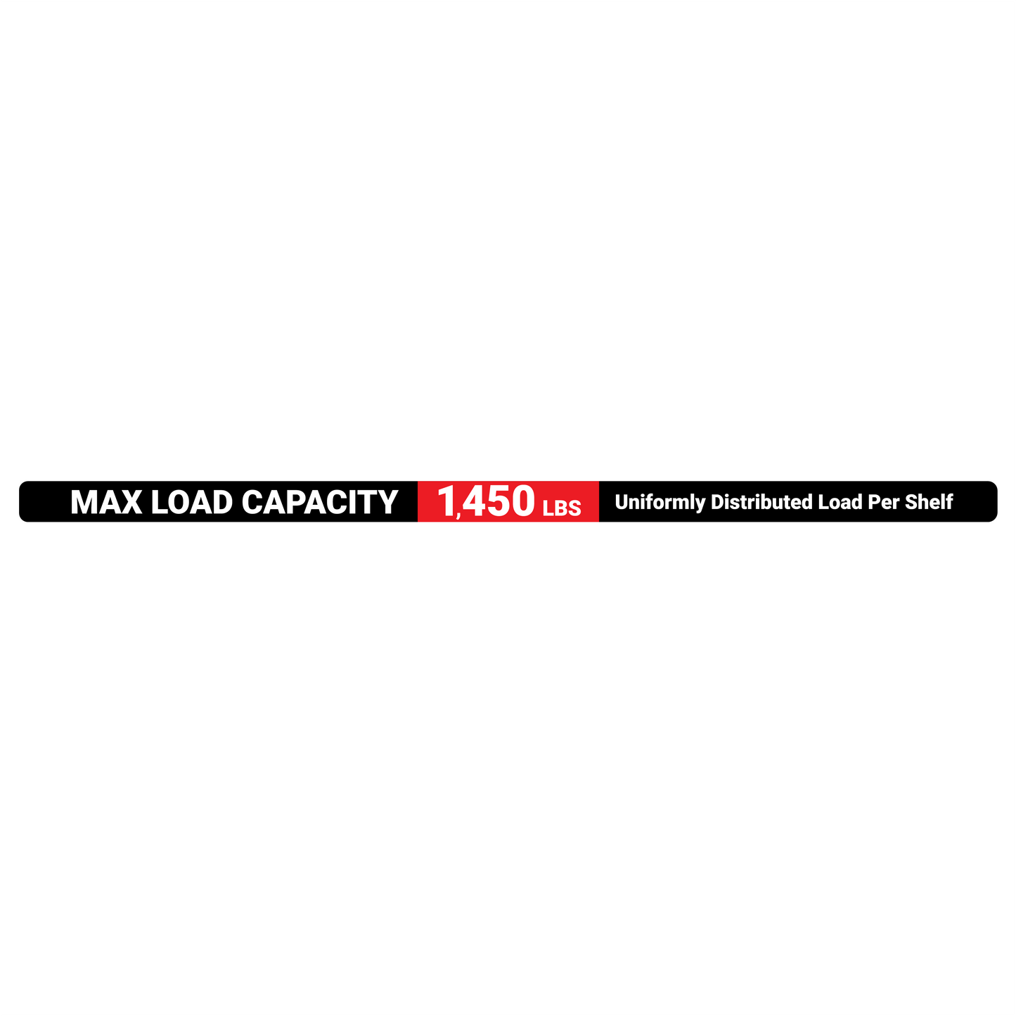 Max Load Shelf Decal