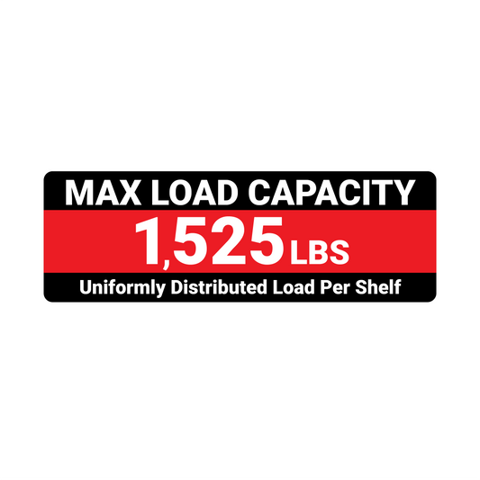 Max Load Shelf Decal