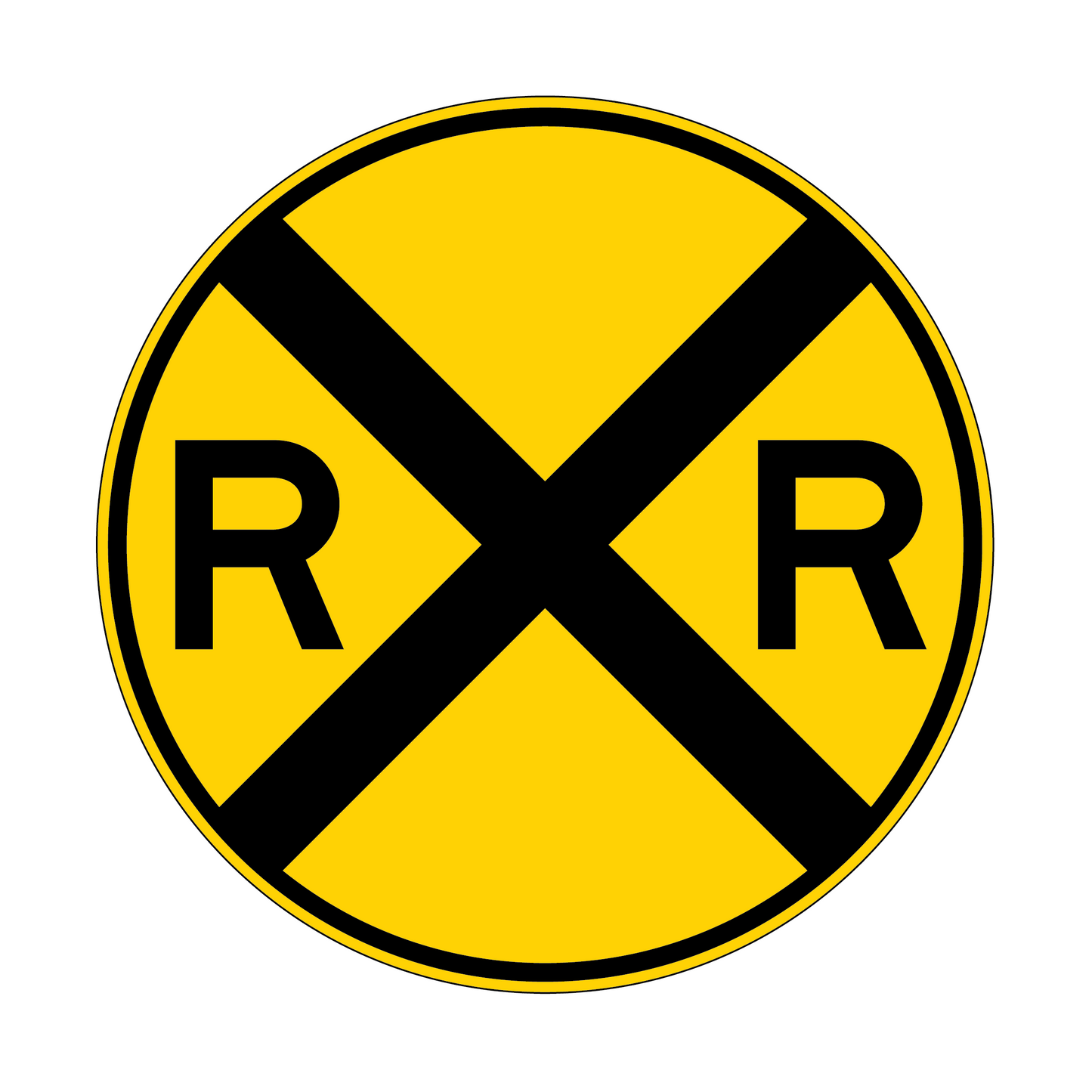 Sign - Railroad Crossing