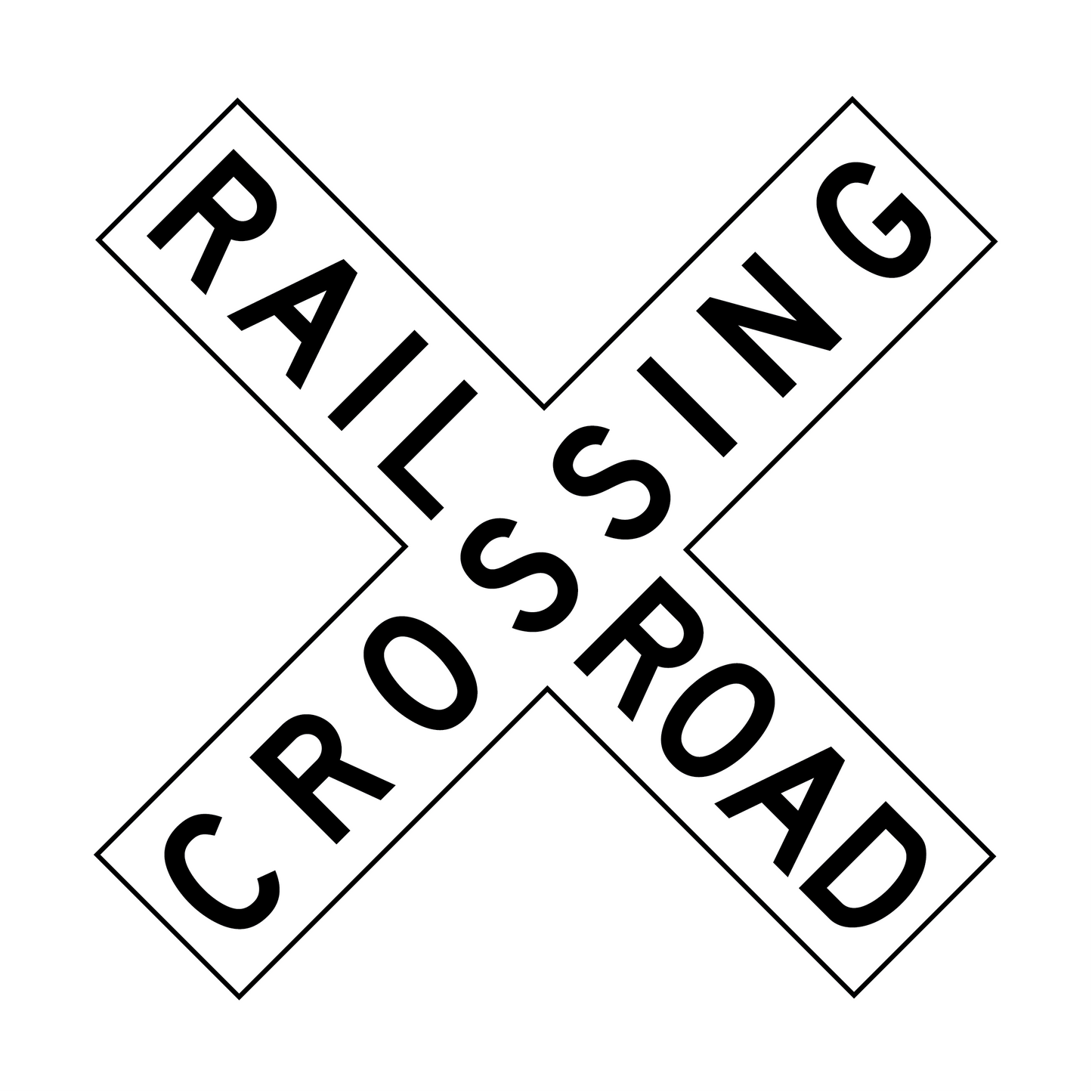 Sign - Railroad Crossing 2