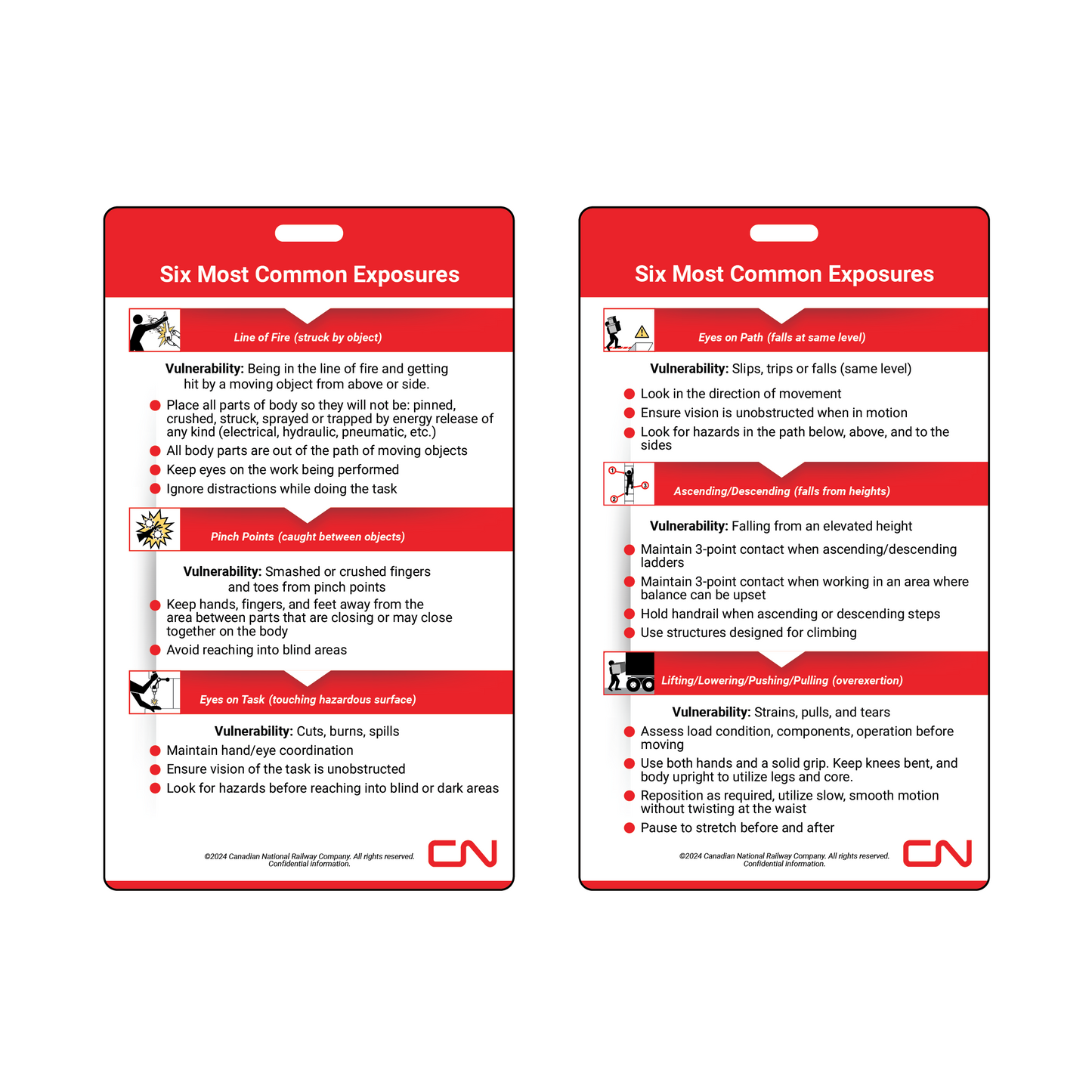 Safety Cards - Set of 8